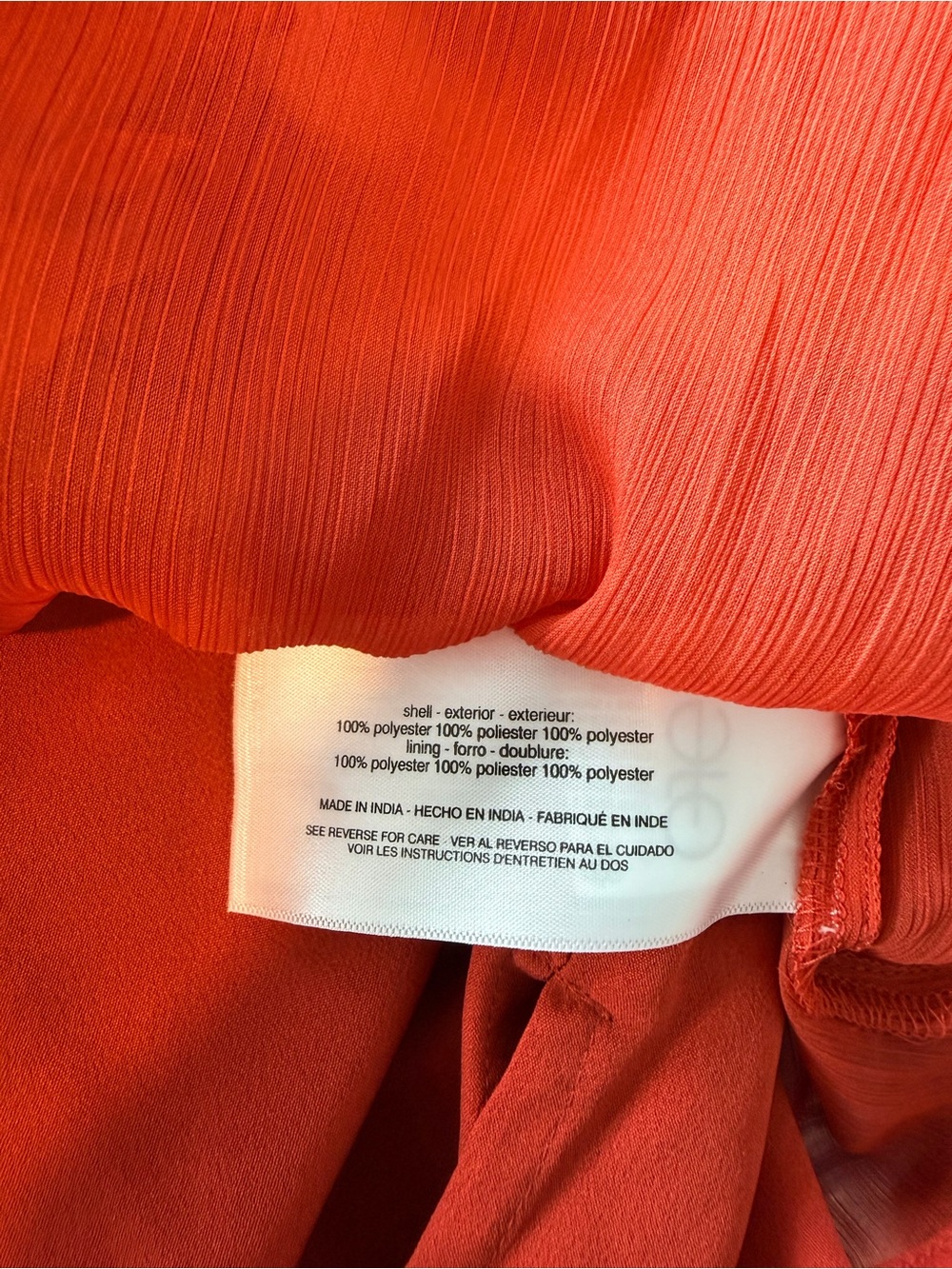 Sam Edelman Vibrant Red Ruffle-Front Button Down Blouse - Picture 8 of 8
